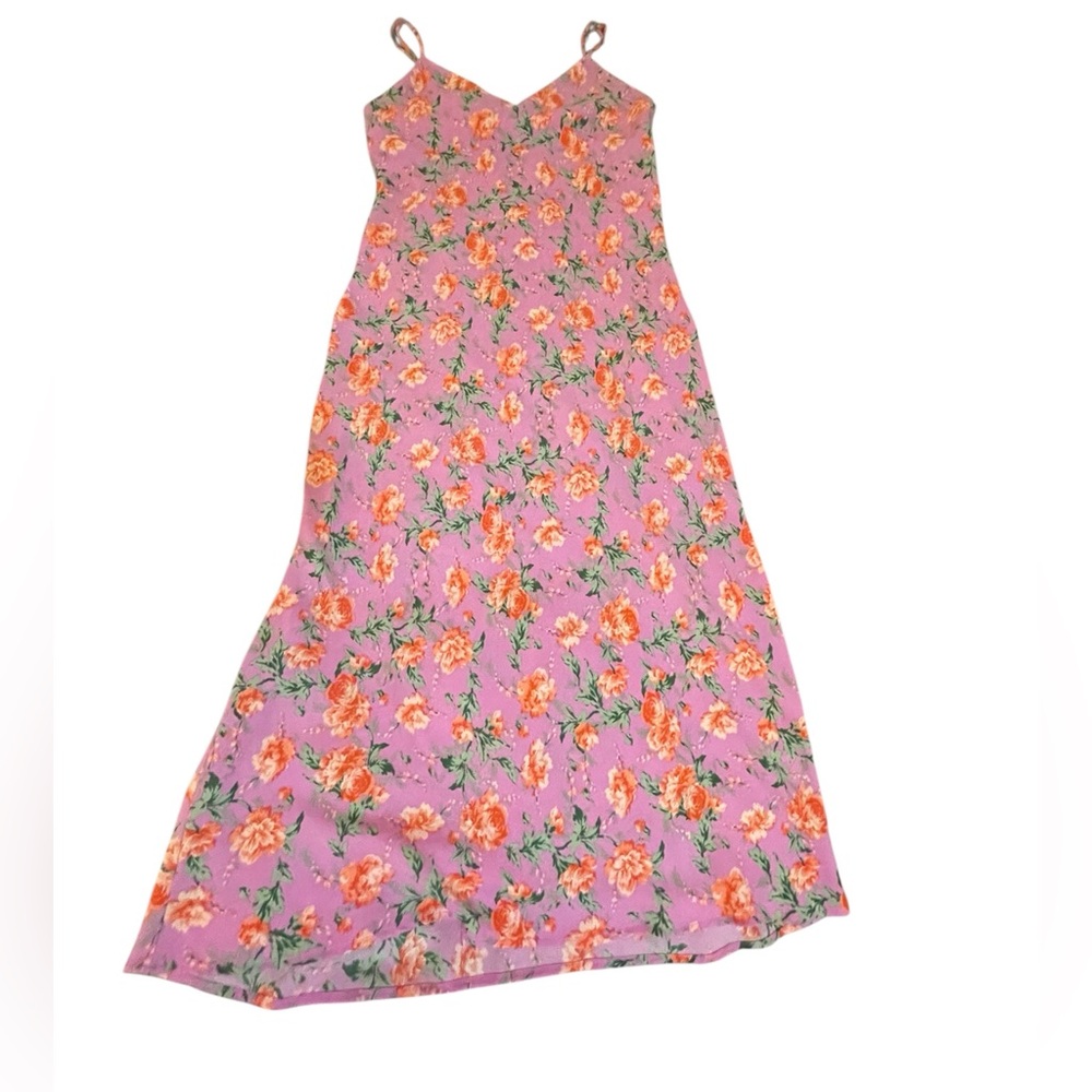 Show me your Mumu zio dress chantell floral women’s pink maxi dress - Picture 6 of 7